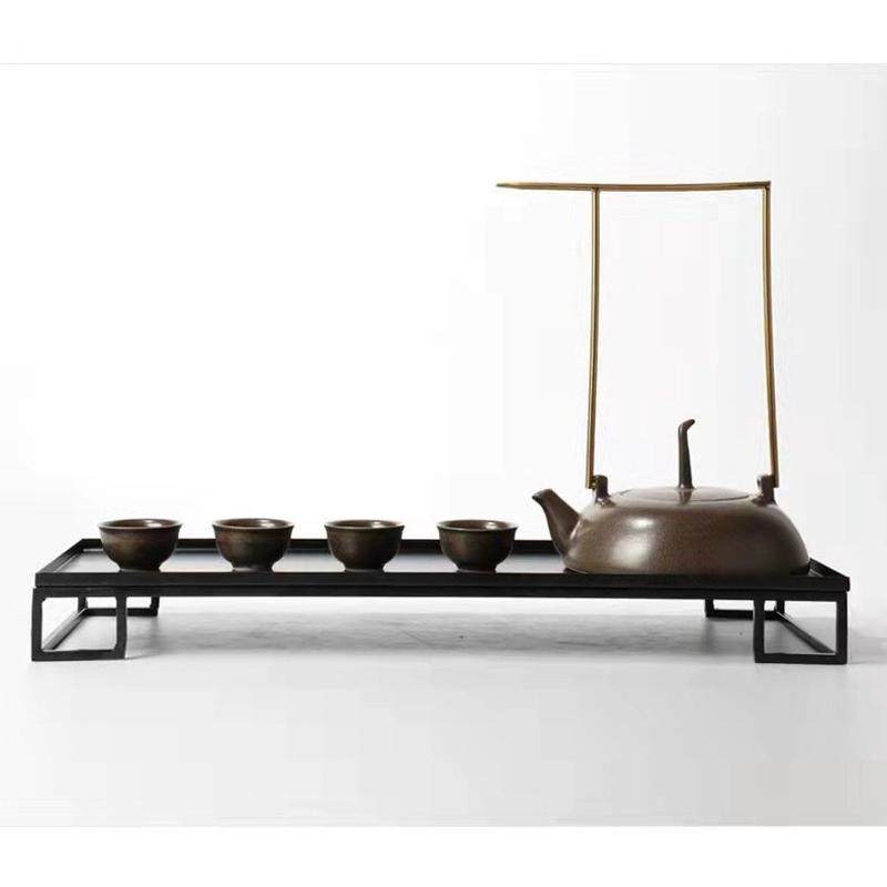 热销新中式创意样板间售楼处酒店摆件陶瓷茶具客厅茶几书房家居装