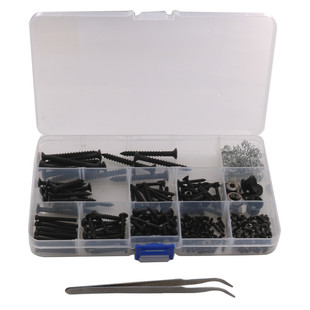 吉他维修螺丝套装带镊子吉他配件背带扣套装制琴师工具金银黑