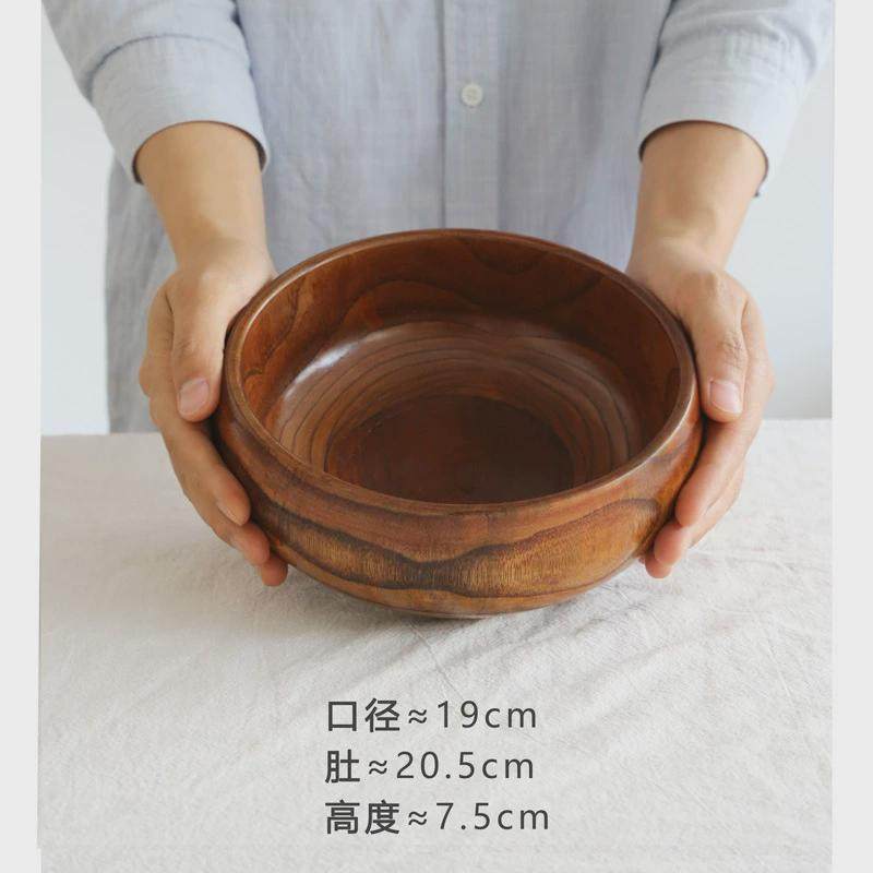 中式实木木碗木钵木头盆家用大号汤碗沙拉碗水果盘汤碗餐具,家装主材,台上艺术碗盆,淘宝优惠券,粉丝福利购,淘宝优惠卷