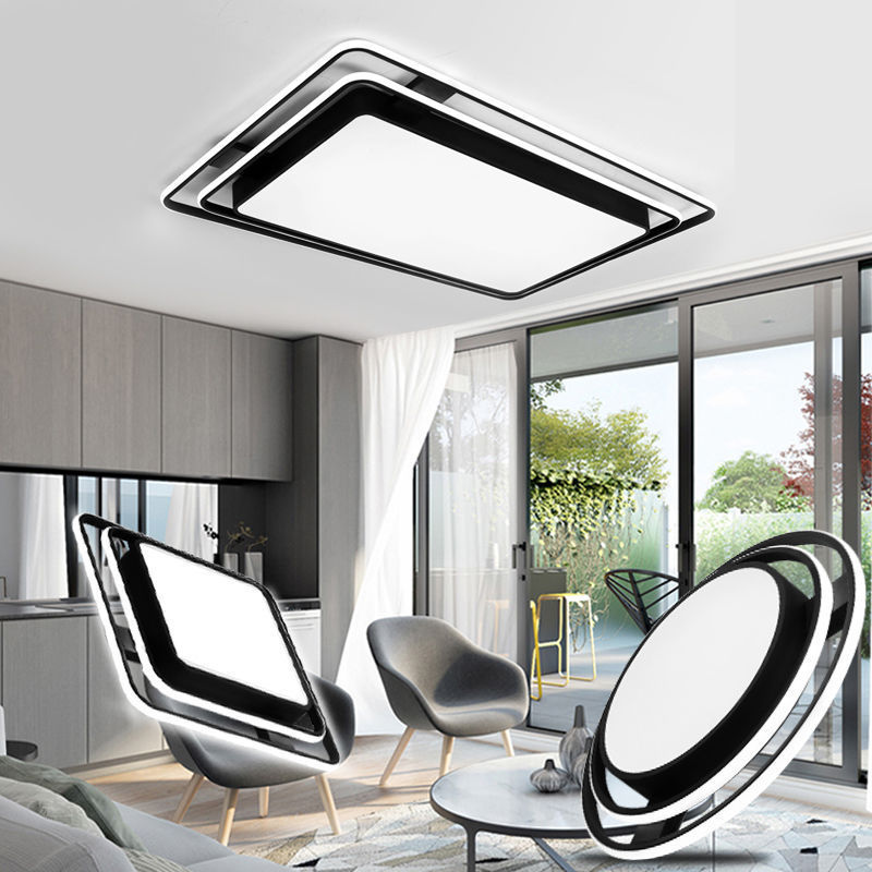 新款led吸顶灯现代简约客厅灯北欧大气家用餐厅卧室圆形全屋灯饰