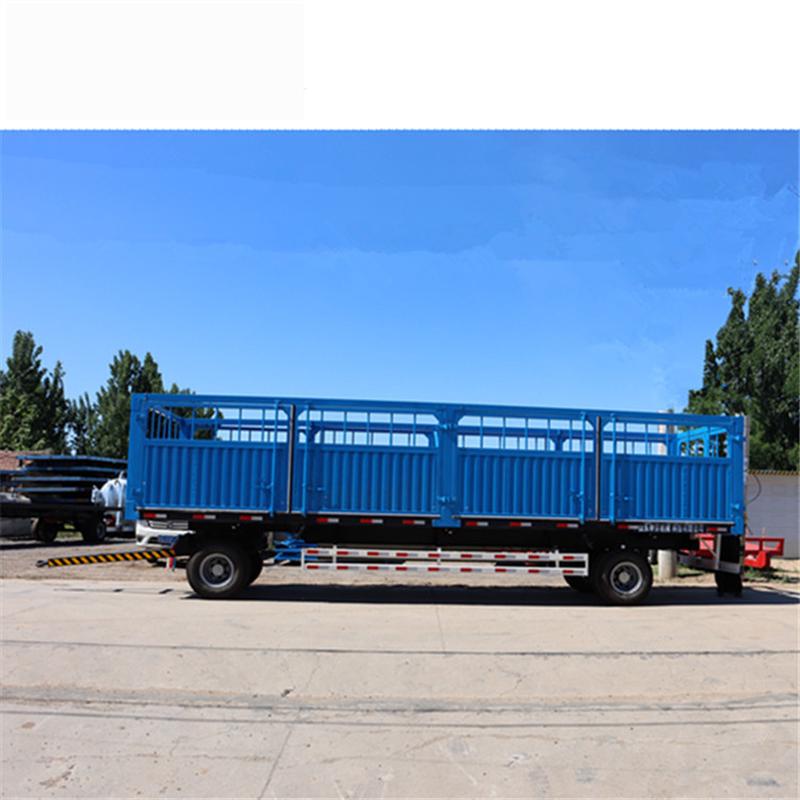 20吨平板拖车厢式大平板拖车草捆拖拉机自卸拖车拖车挂车