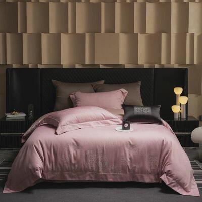 chateaux夏朵100支色织大提花四件套长绒棉轻奢超柔床上用品