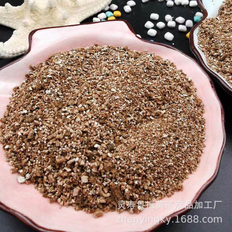 厂家现货出售蛭石颗粒多肉栽培肥料土保温材料用蛭石膨胀蛭石