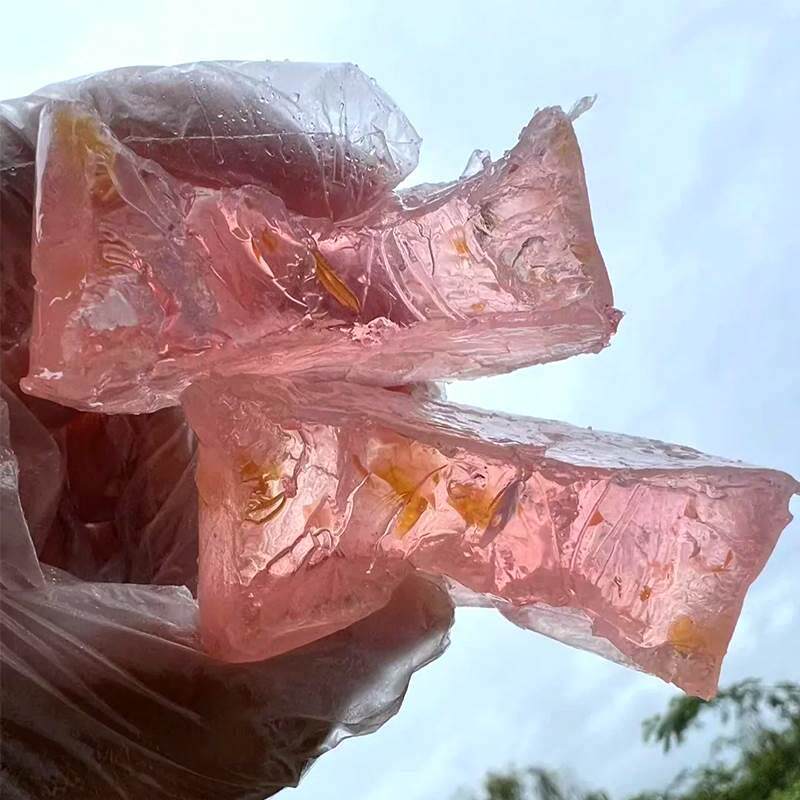 大块琥珀糖高颜值零食咀嚼声控韩国网红手工水晶软糖果官方旗舰店