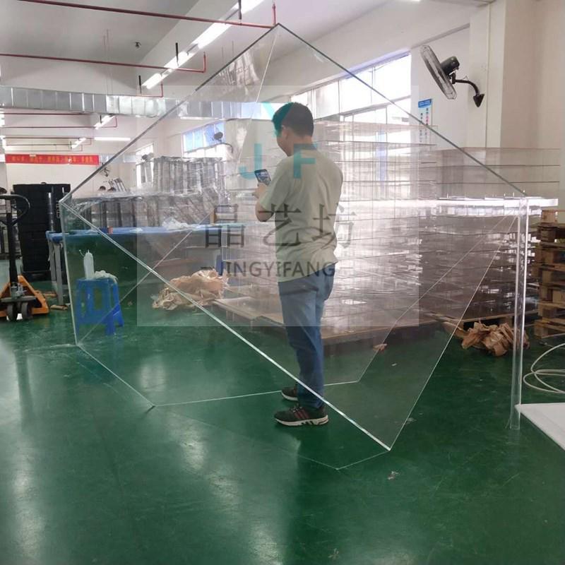 厂家定制1.5米透明方形罩子透明亚克力大号2米罩子展馆展品大盒子