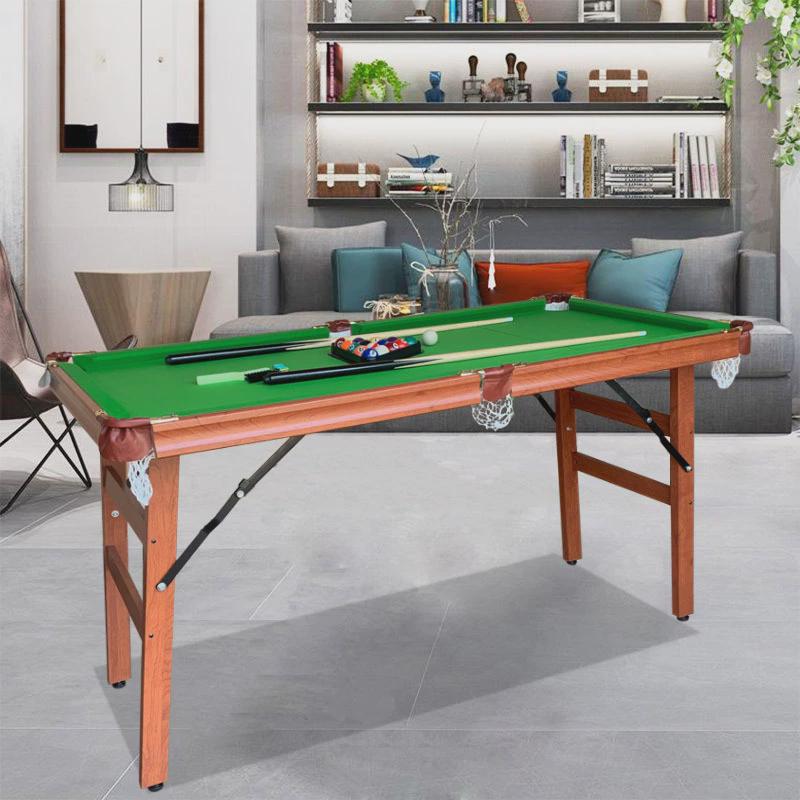 家用儿童可折叠台球桌室内美式黑八多功能三合一成人桌球台