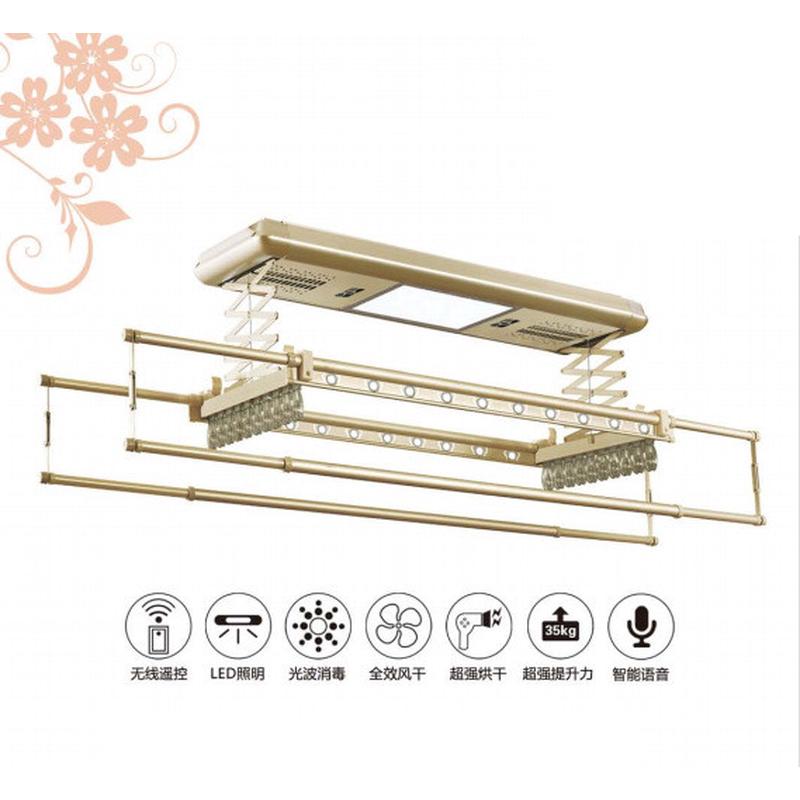 厂家晾衣智能遥控升降供应机语音功能晒衣架