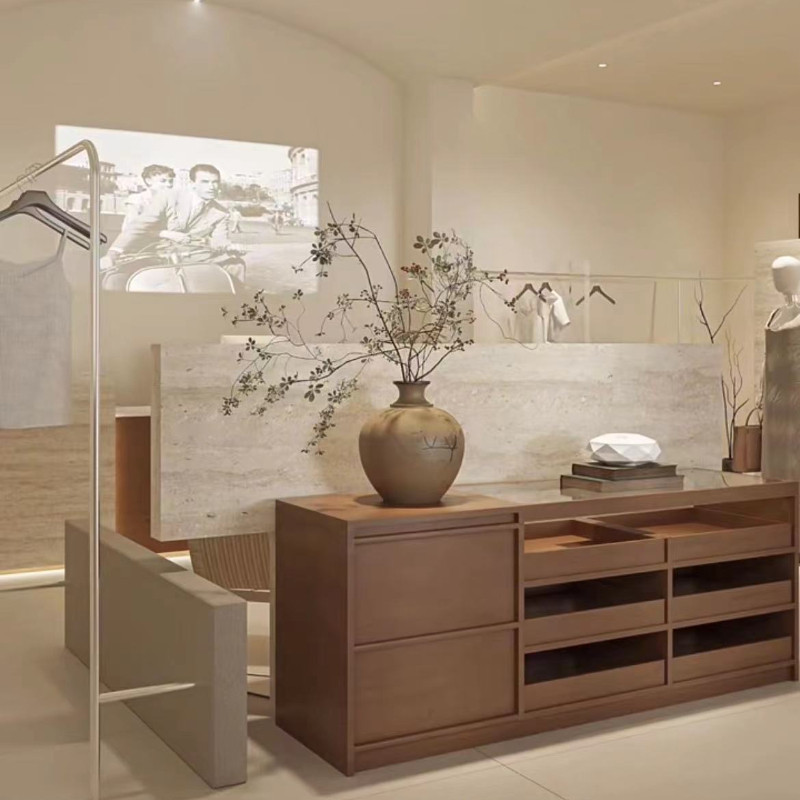 收银台吧台前台接待台服装店柜台桌店铺小型现代展示中岛台流水台