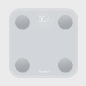 云麦好轻3se白色智能体脂秤人体健康家用体重秤款充电（)