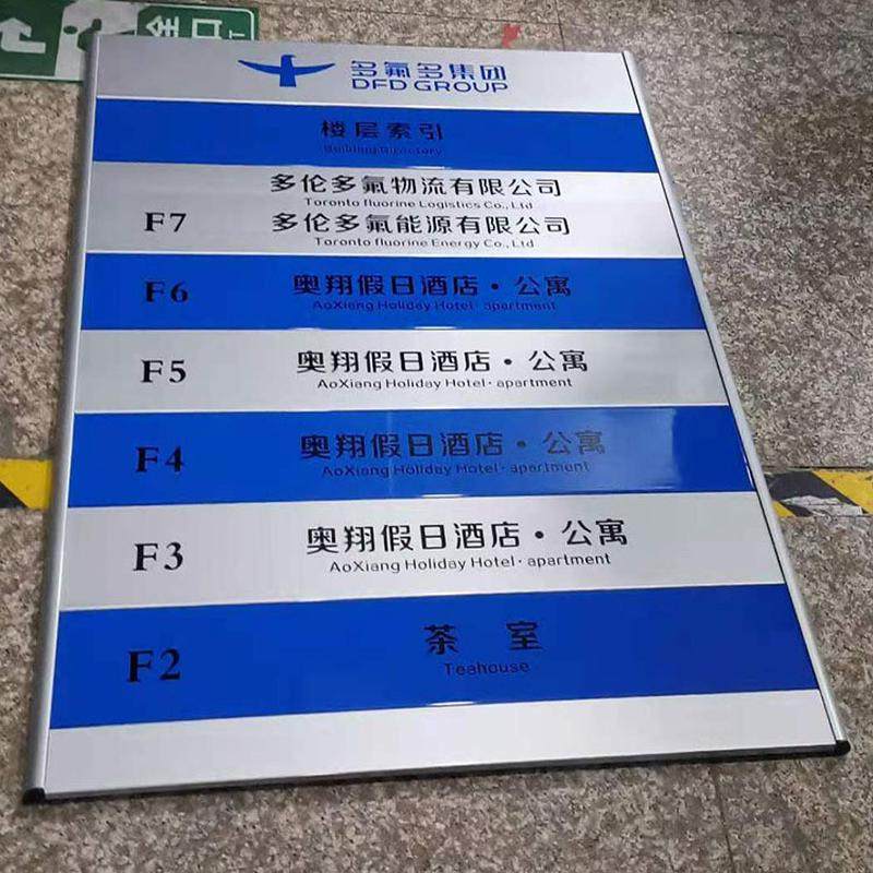 人员去向牌楼层导视牌洗手间指示牌铝合金门牌设备标识牌科室牌