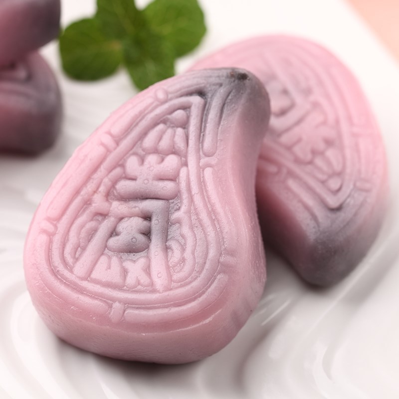 潮汕特产红桃粿豆沙麻薯各地小吃零食端午节礼品礼盒糕点喜饼摆台