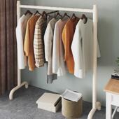 晾衣架落地家用学生宿舍折叠卧室内挂晒衣服架子简易收纳凉衣杆子