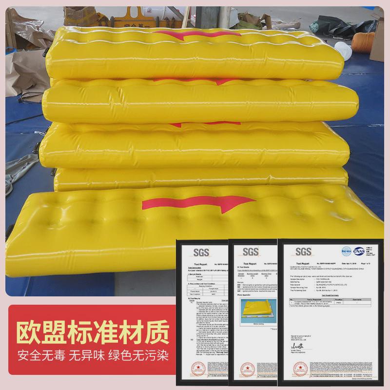 趣味运动会道具充气同舟共济齐心协力协作户外团建竹筏软游戏器材