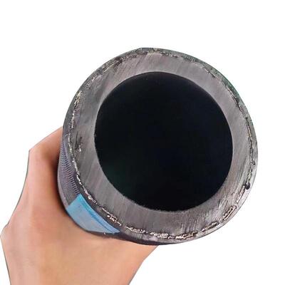 黑色喷砂橡胶管Φ5157喷浆混凝土高压胶管矿用钢丝编制机胶管