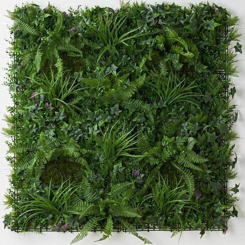 室内外仿真植物墙米兰草栅栏厂家大面积绿植墙防褪色阻燃植物墙