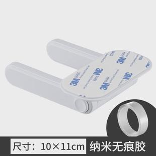 6e3x阻门器独居防档防盗顶门器免打孔把手门开门儿童锁堵门器低门