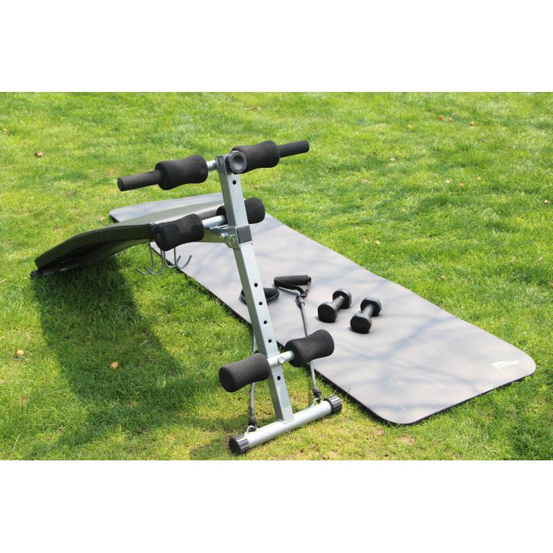 健身练习哑铃臂力仰卧板健身套装仰卧起坐家庭健身腹肌