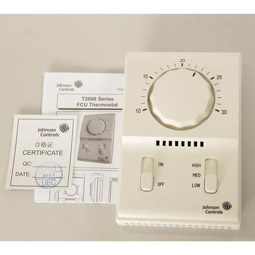 江森温控器T2000EAC-0C0单冷机械式空调面板风机盘管开关T2000AAC