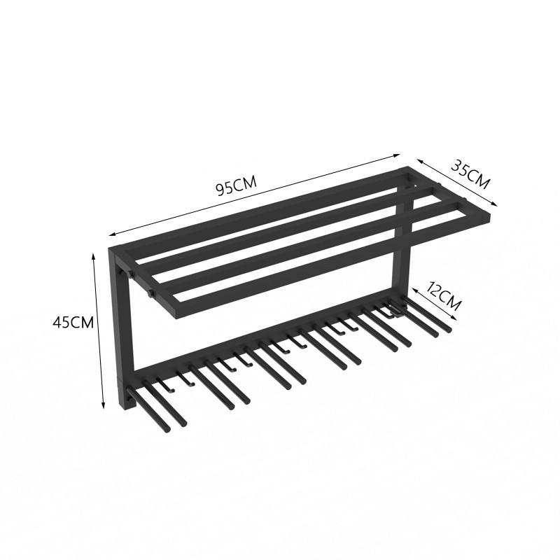 双板墙上滑雪竖雪板收纳雪板挂架室内整理展示架杖板墙滑雪板墙上