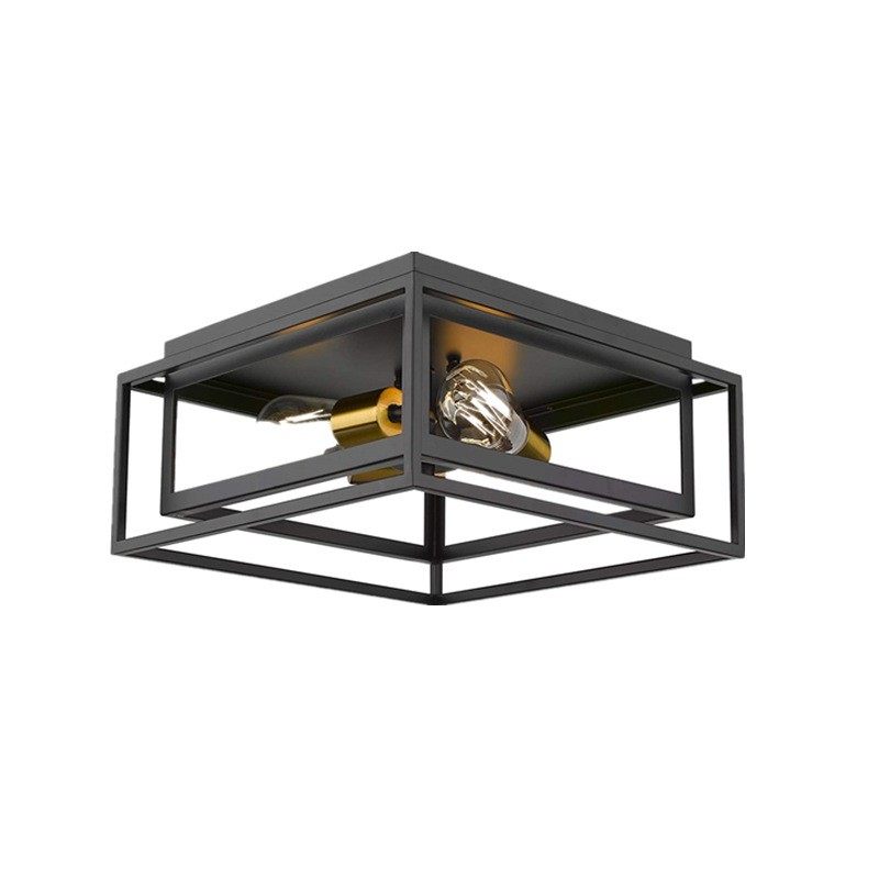 ebay美式复古工业走廊餐厅卧室阳台吸顶灯铁艺实木灯具,家装灯饰光源,客厅吸顶灯,淘宝优惠券,粉丝福利购,淘宝优惠卷