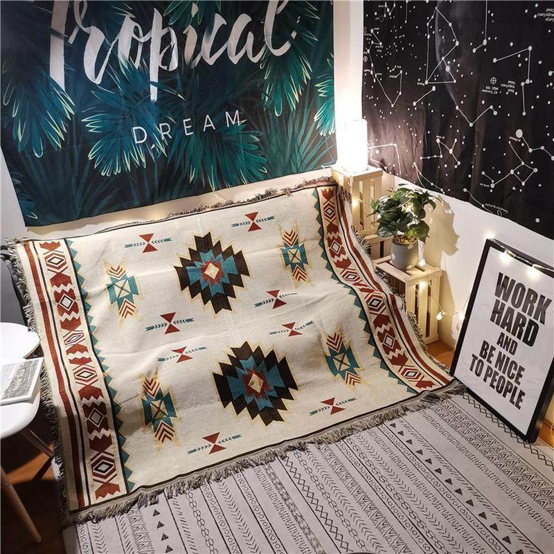 53NOF9D波西米亚民族风沙发毯床上盖毯休闲毯复古挂毯印第安民宿,住宅家具,其它家具配件,淘宝优惠券,粉丝福利购,淘宝优惠卷