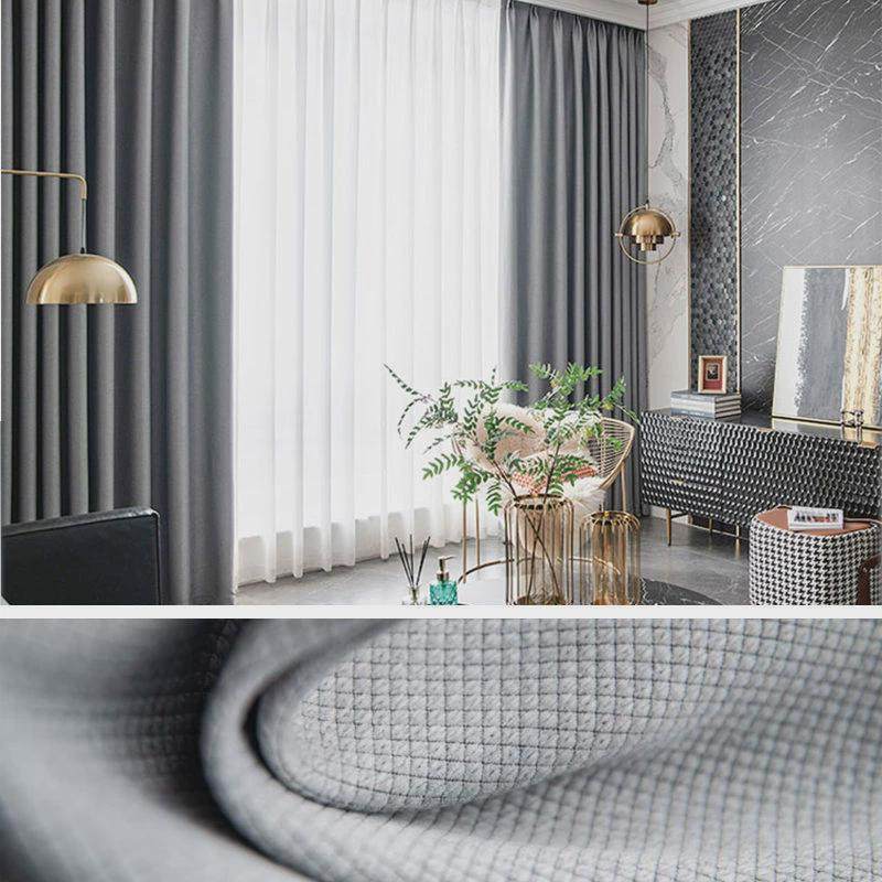 卧室窗帘简约全遮光超强马路隔音专业降噪挂钩式加厚棉麻遮阳成品,居家布艺,成品窗帘,淘宝优惠券,粉丝福利购,淘宝优惠卷