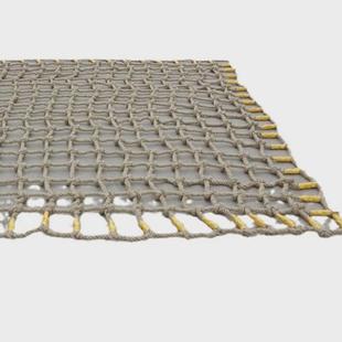 麻绳网格装饰网照片墙攀爬网吊顶酒吧隔断网景区护栏网楼梯防护