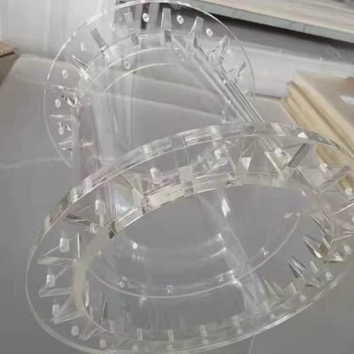 有机玻璃管透明亚克力管定制来图来样有机玻璃管法兰加工