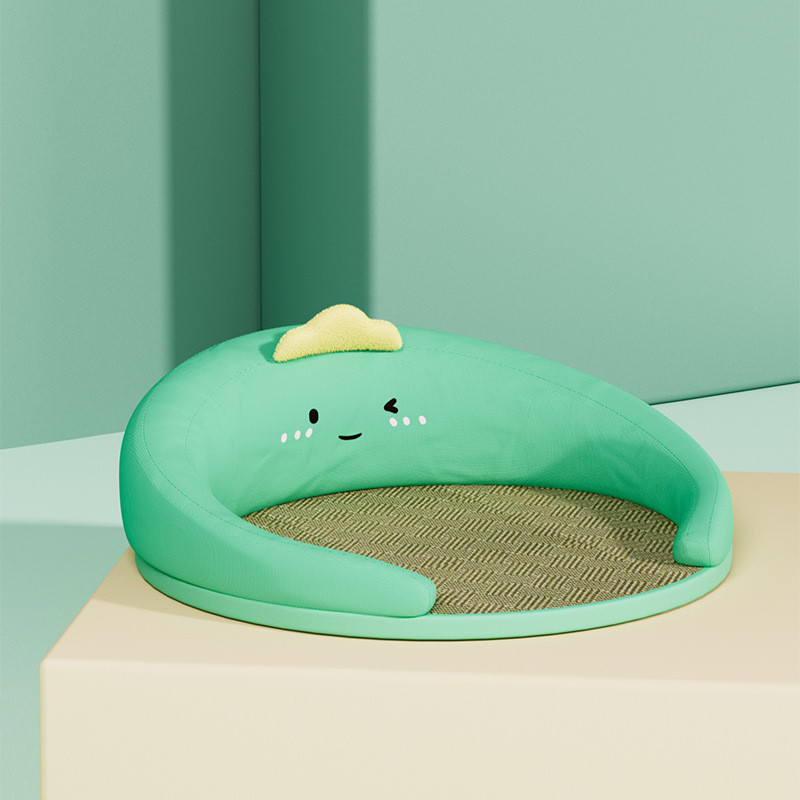 新款夏季宠物凉席窝猫咪自由空间猫笼沙发猫狗夏日藤编席猫窝