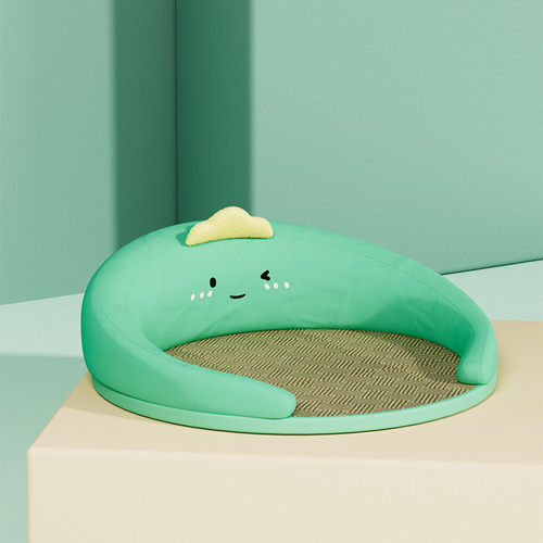 新款夏季宠物凉席窝猫咪沙发猫笼自由空间夏日猫狗藤编席猫窝