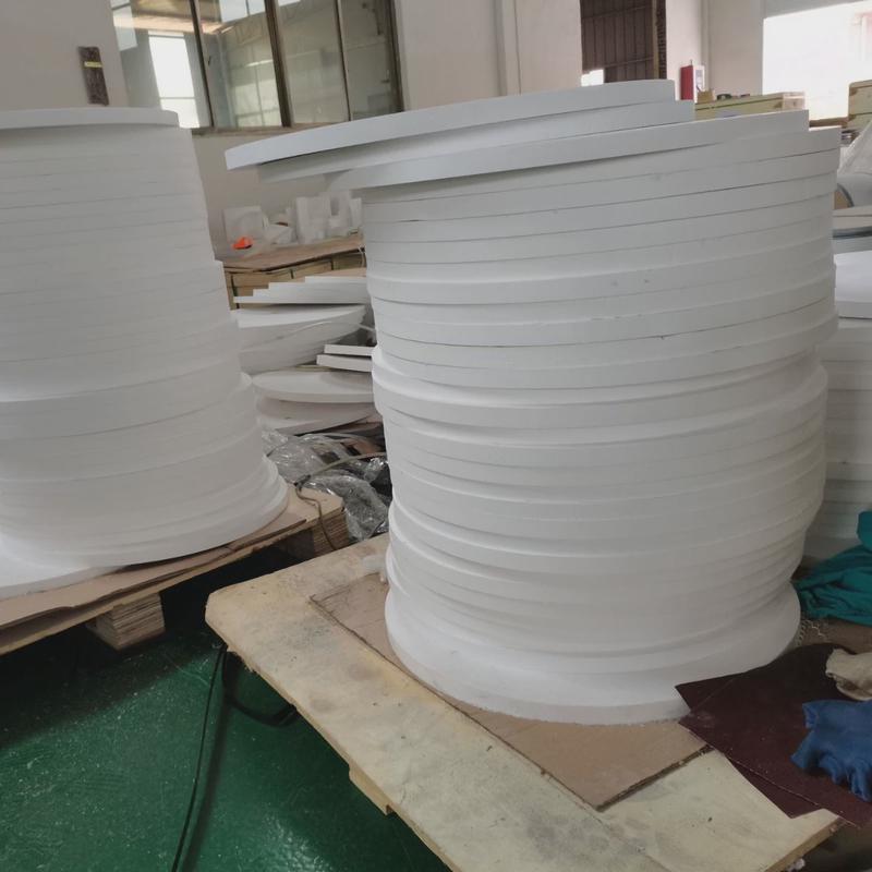 厂家直供a级ptfe板模板铁氟龙板聚四氟乙烯板挤出板特富龙压板现