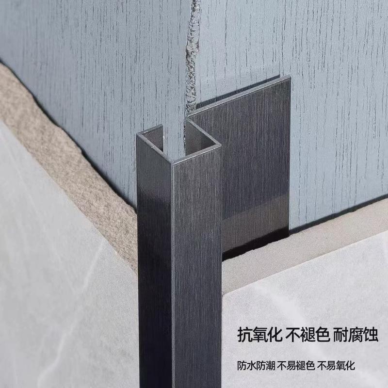 工厂直销304不锈钢阳角线装饰条瓷砖包边线墙角修边线条