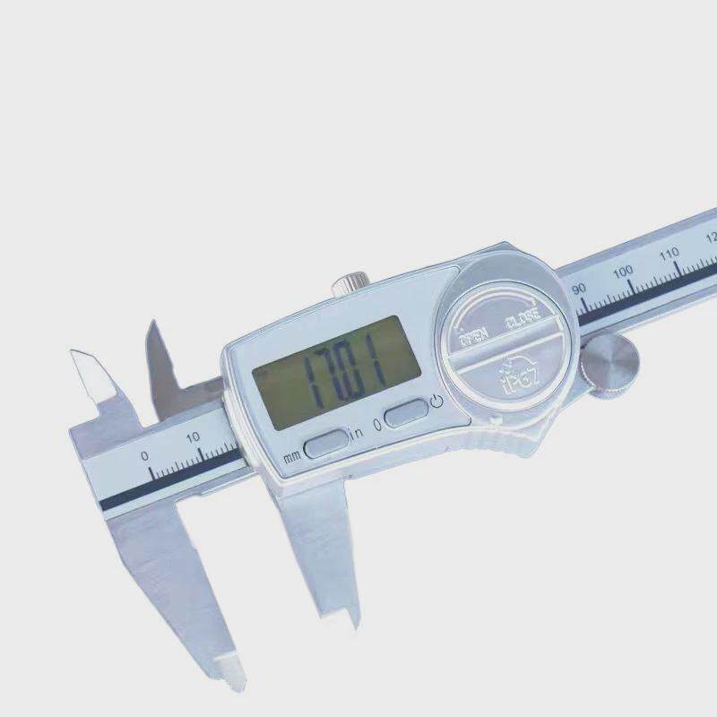特马ip67防油防水数显卡尺不锈钢高精度电子游标卡尺0-150mm卡尺
