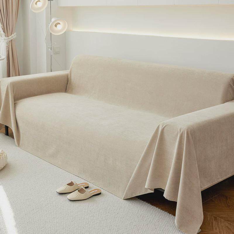 雪尼尔沙发巾一片式全包盖布巾纯色沙发垫盖防滑全包现代简约布巾,居家布艺,沙发垫,淘宝优惠券,粉丝福利购,淘宝优惠卷