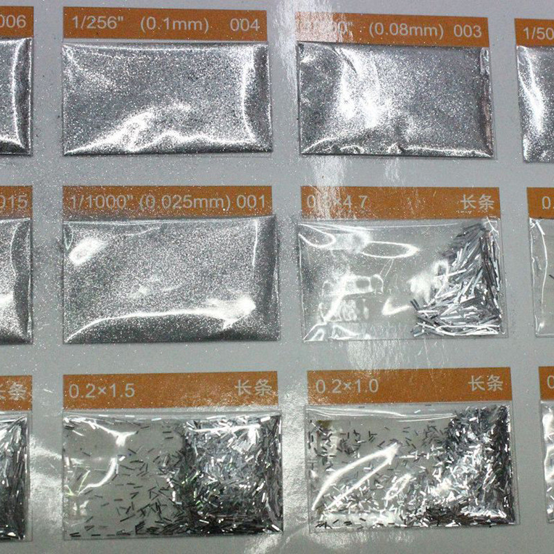 祺泰金葱粉异形嘴唇亮片镭射珠光幻彩色卡color card新样板色卡