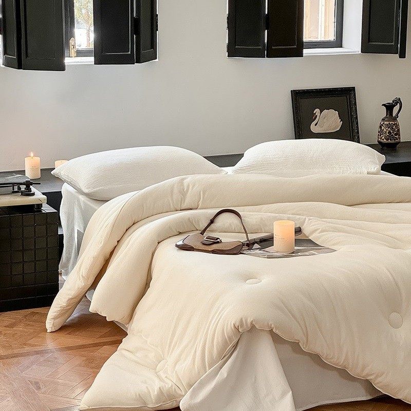 热销2024新款不染原棉春秋被天竺棉春秋被冬被被子被芯200x230cm,床上用品,化纤被,淘宝优惠券,粉丝福利购,淘宝优惠卷