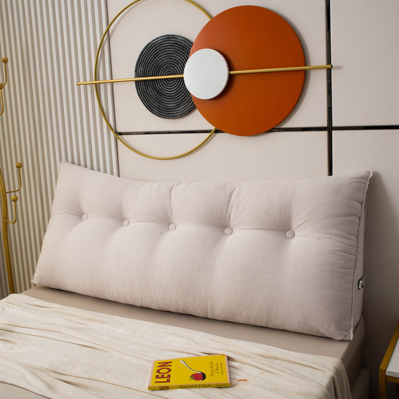 可拆洗北欧风三角床头靠垫宿舍卧室靠枕大靠背沙发靠枕抱枕护腰