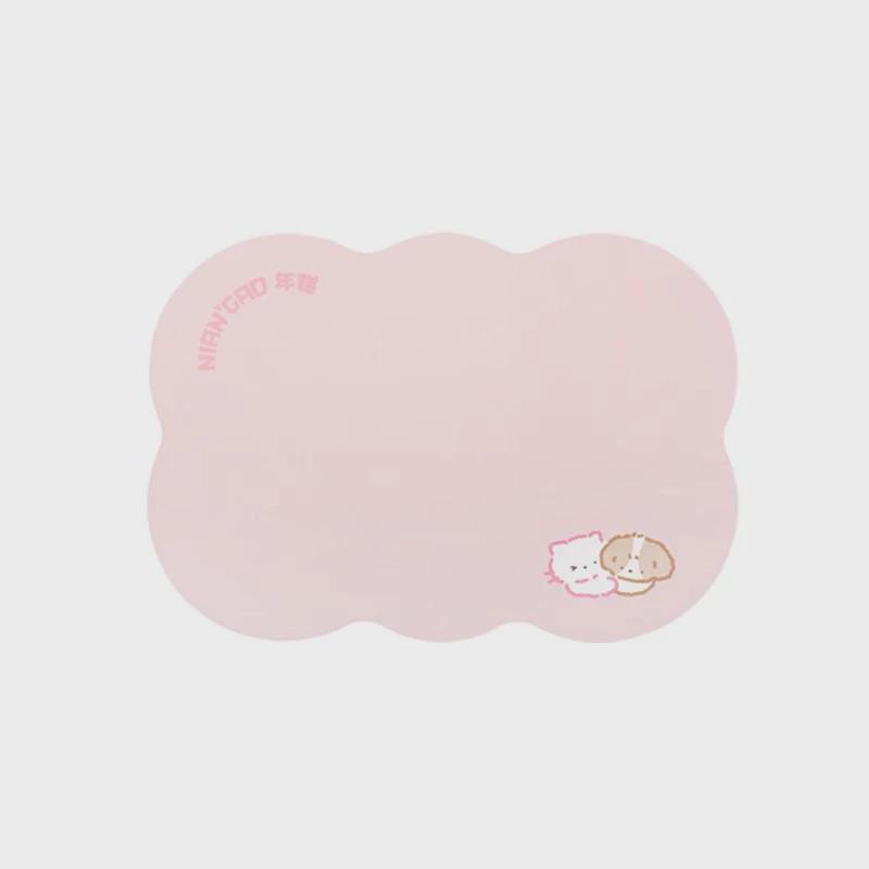 年糕童趣高脚陶瓷小狗猫碗双碗狗盆猫咪食盆保护脊椎宠物可爱用品