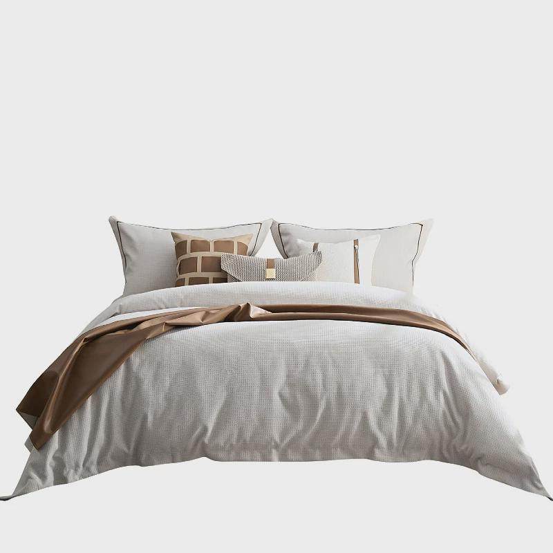 现代简约家具展厅卖场样板间床品床上用品设计楼盘极简软装多件套,床上用品,床品套件/四件套/多件套,淘宝优惠券,粉丝福利购,淘宝优惠卷