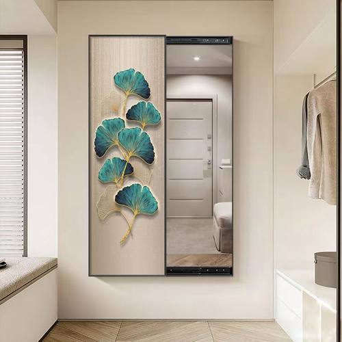 来图制作婚纱照全身镜子装饰画全家福图片隐藏推拉式穿衣镜挂画