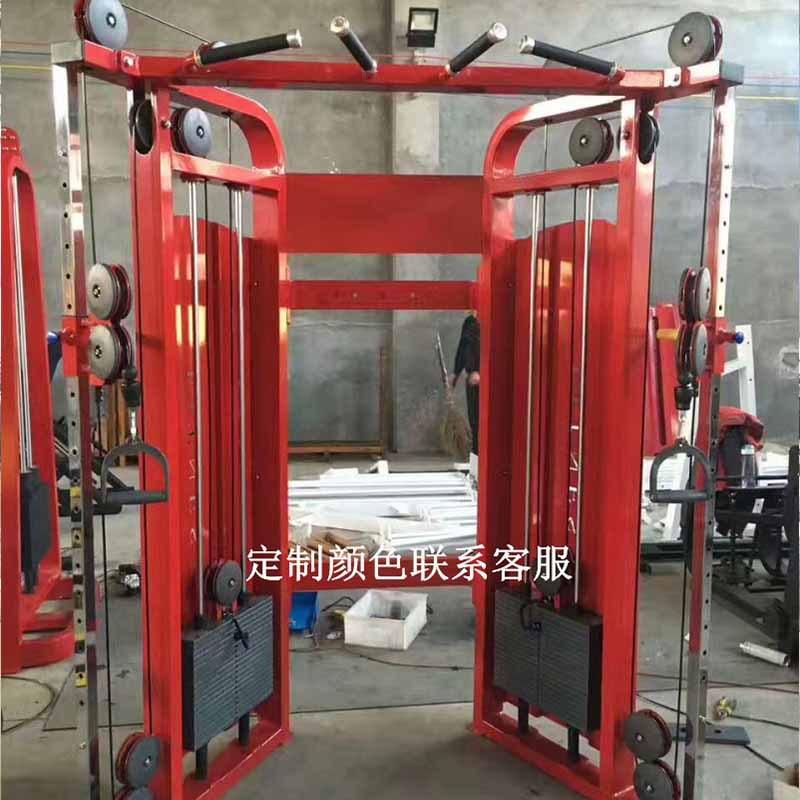 商用小飞鸟综合训练器龙门架力量训练套装组合多功能健身器材家用