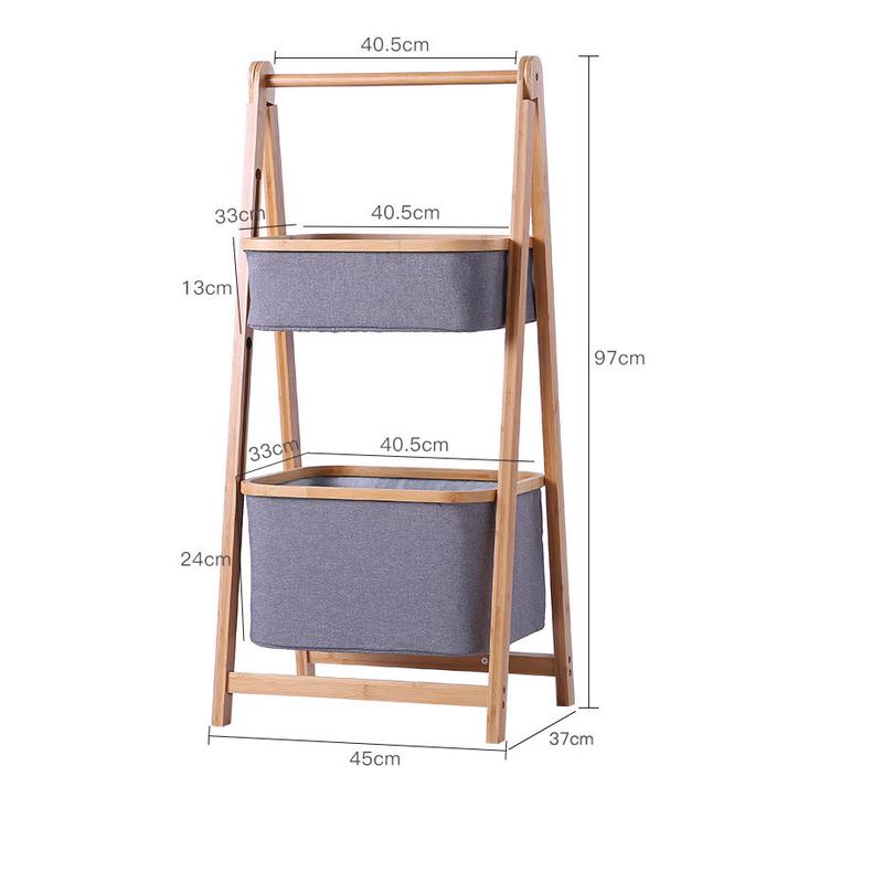 9wor落地浴室卫生间多层抽屉式脏衣服收纳筐衣篓脏衣篮轻奢家用置