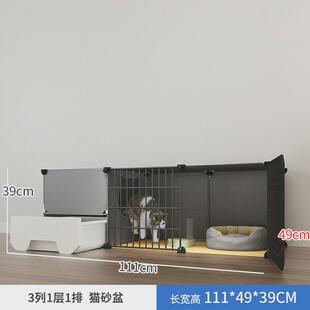 猫咪宫殿铁笼子铁网小户型大超大狗巨diy简易封闭式爬架猫笼一体