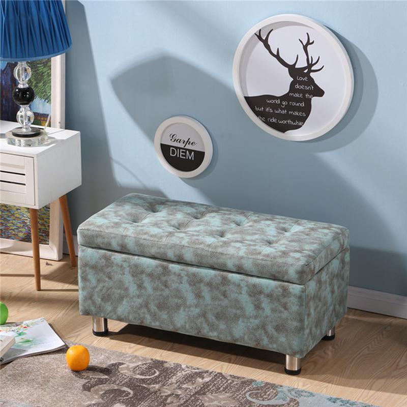 9wor简约储物收纳沙发凳子长方形服装店试衣间床尾可坐门口换鞋凳