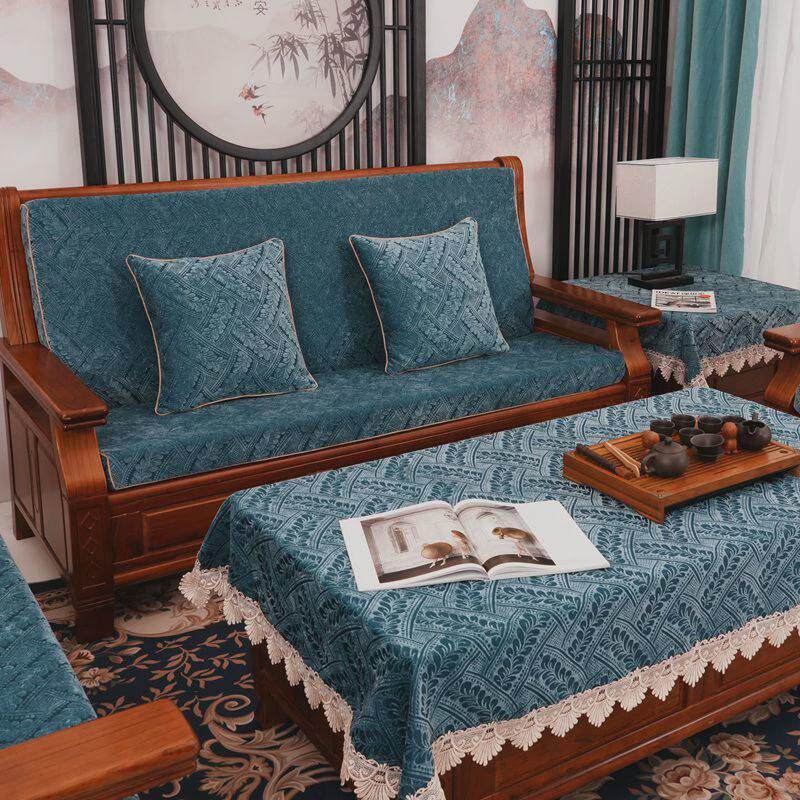 沙发坐垫实木垫带靠背红木质防滑硬垫老式中式木沙发头靠垫一体