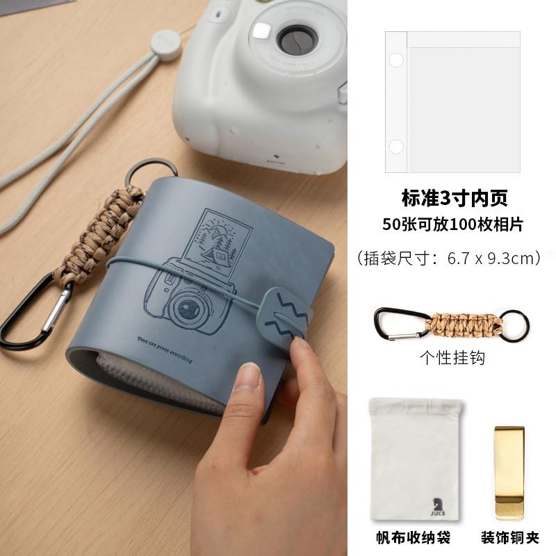一宫格拍立得富士相册3寸mini单格收藏册口袋相册活页本收纳照片