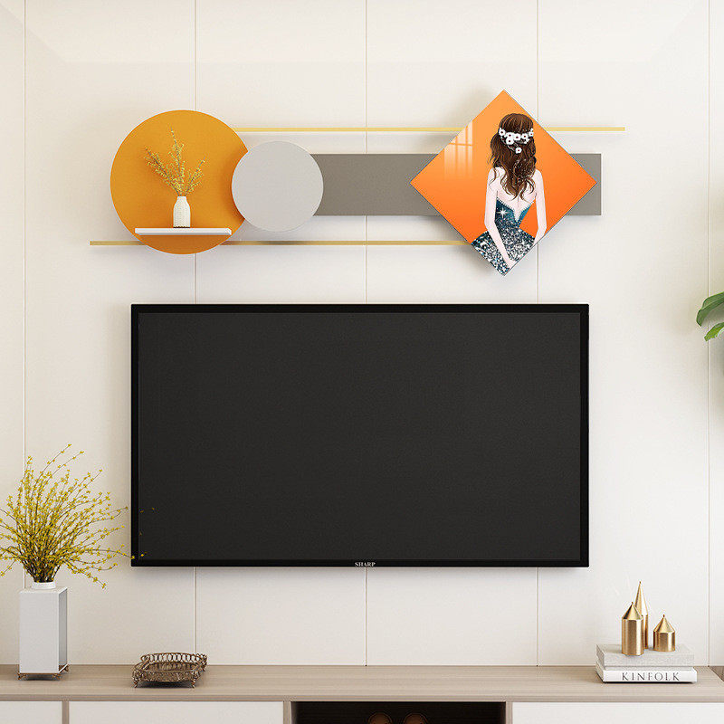 创意电视背景墙组合壁金属壁饰艺术装饰画走廊餐厅墙面装饰挂画