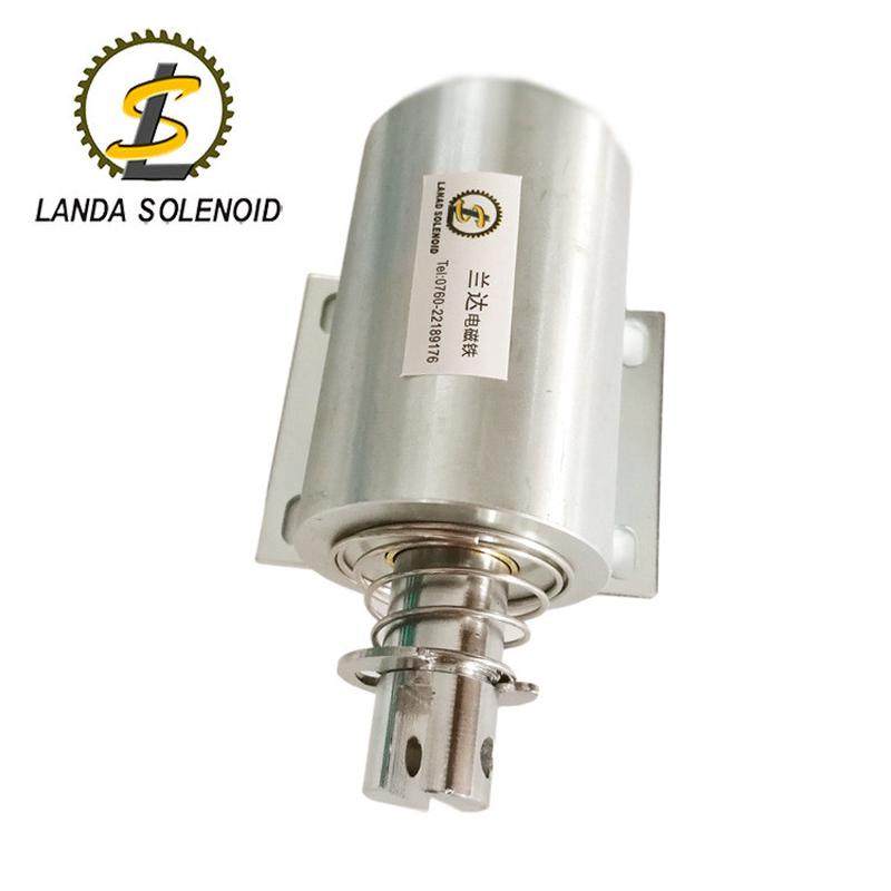 兰达tu4875t圆管电磁铁12v24v机械设备电磁铁螺线管推拉电磁铁