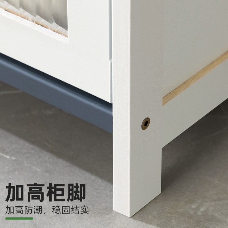 厨房置物架落地多层储物柜带门多功能橱柜碗碟锅具电器辅食置物柜