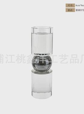 简约多款罗马柱水晶烛台摆件玄关家居客厅软装饰品家居桌面饰品